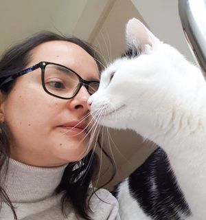 The hooman and handsome Max